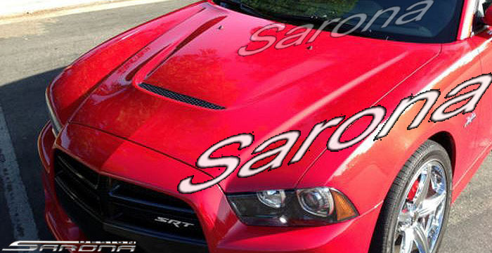 Custom Dodge Charger Hood  Sedan (2011 - 2014) - $980.00 (Manufacturer Sarona, Part #DG-005-HD)